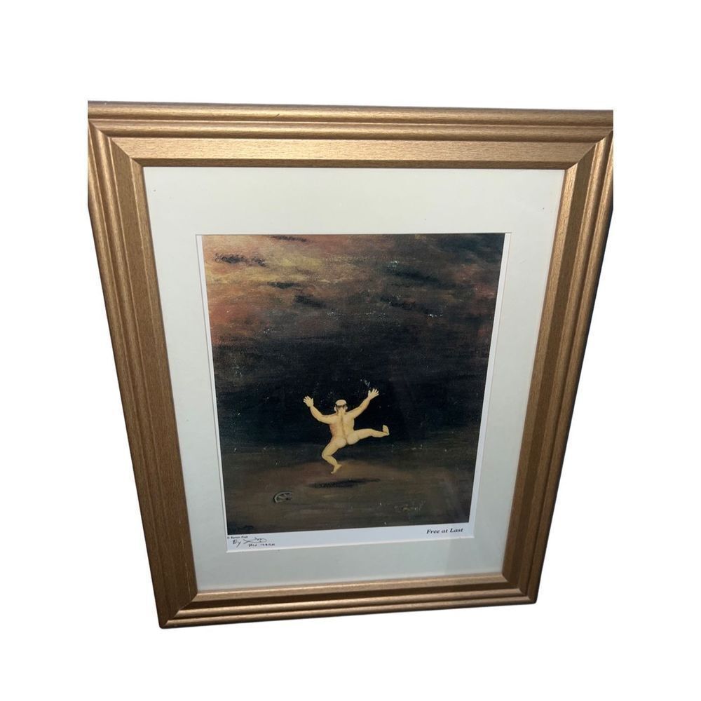 Retirement“Free at Last” by Byron Fish Signed Print - Framed Wall Art